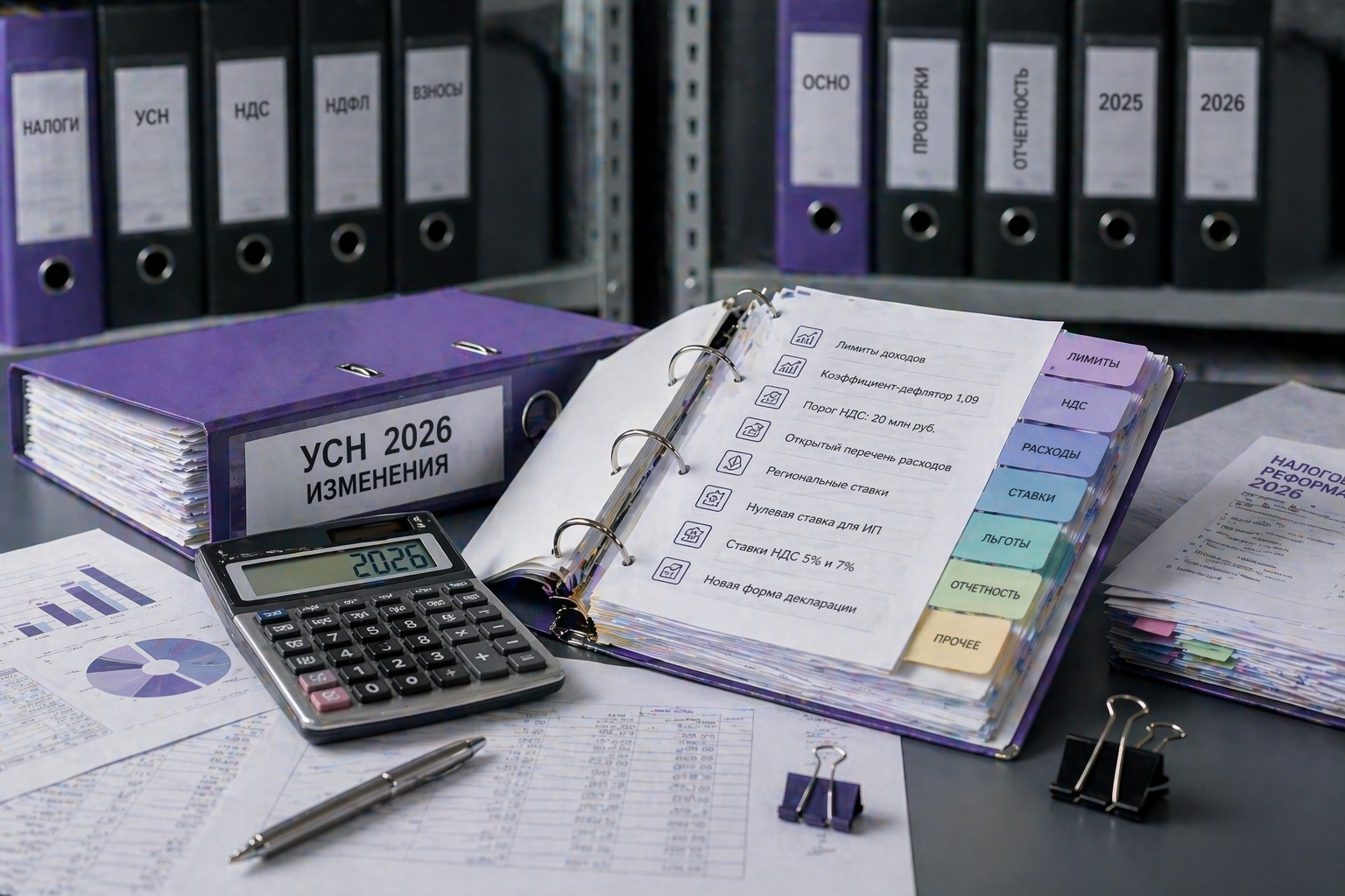 Ключевые изменения по УСН с 2026 года